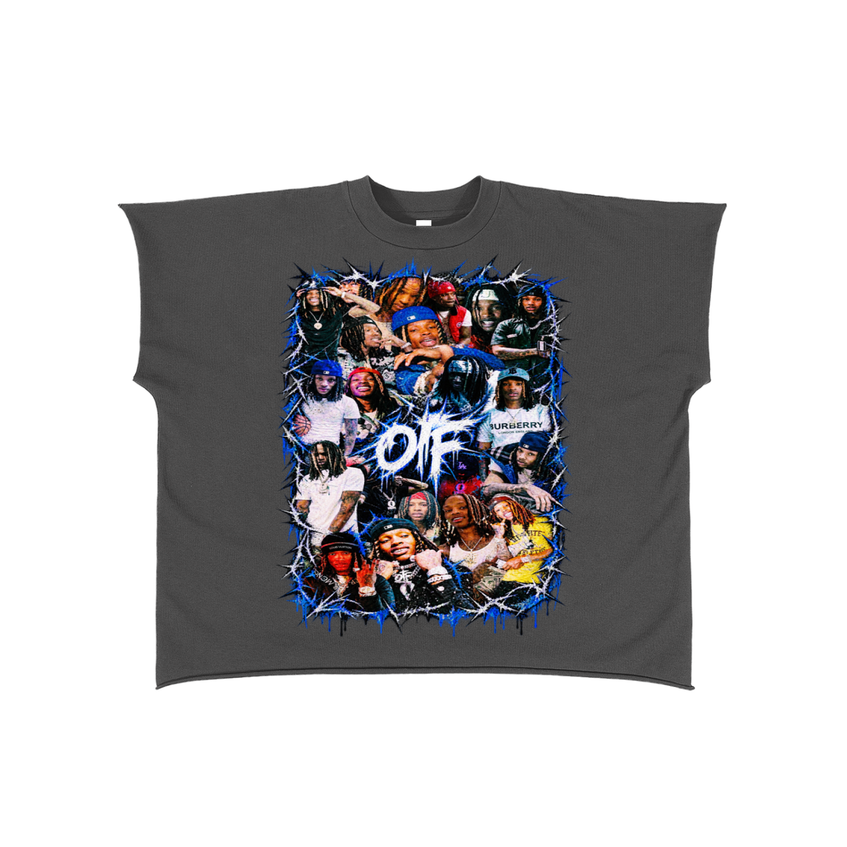 Von' Raw Edge Boxy Non-Shrink T-Shirt