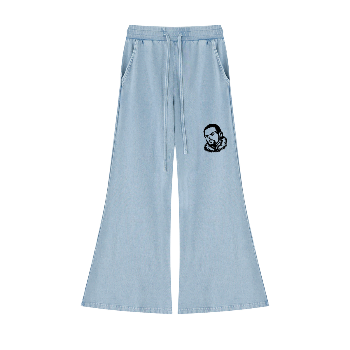Overachievers Club' Women’s Vintage Wash Crop Sweatshirt & Flared Sweatpants