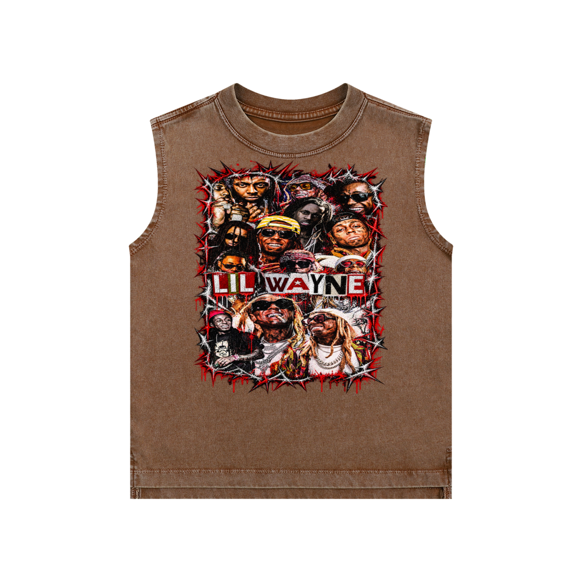 Weezy' Snow Washed Kids' Tank Top