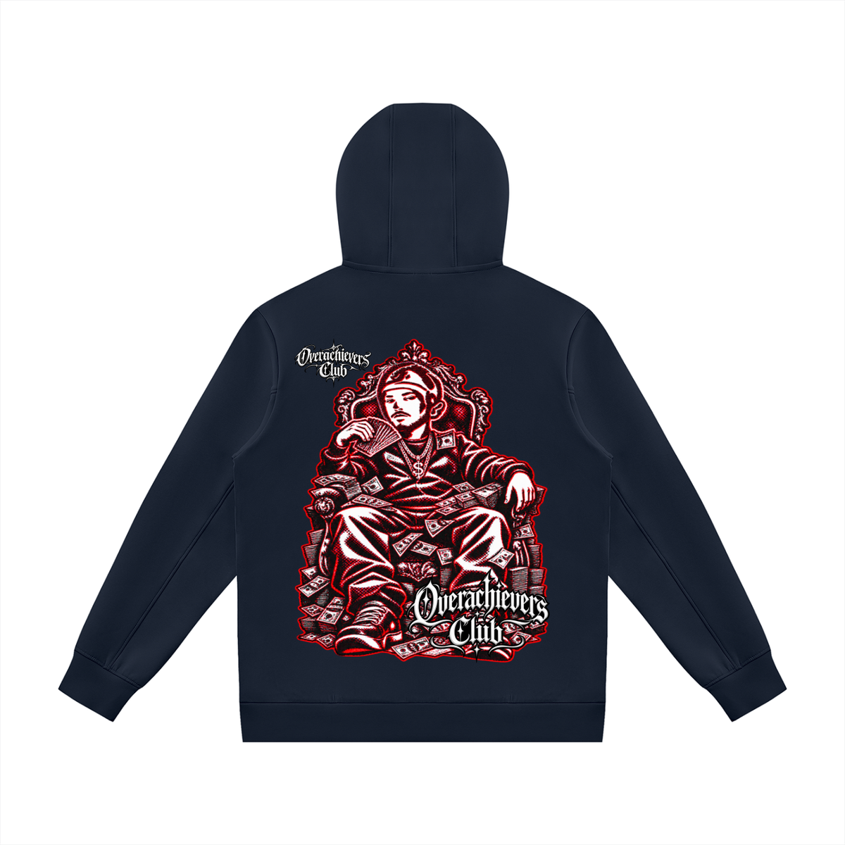 Overachievers Club' Full Zip Hoodie