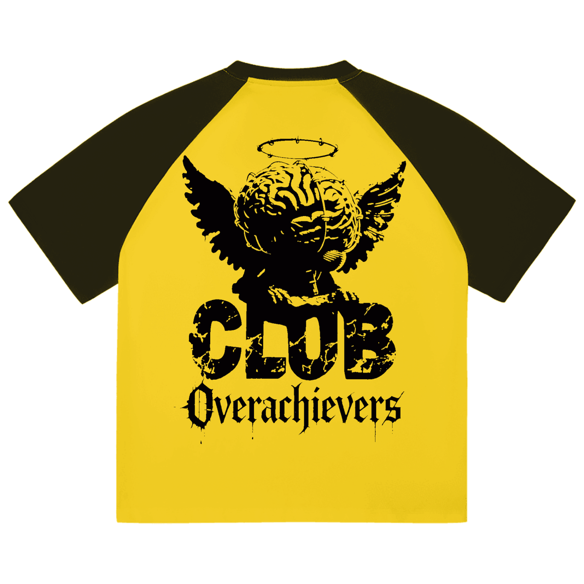Overachievers Club' Color-Blocked Raglan T-Shirt