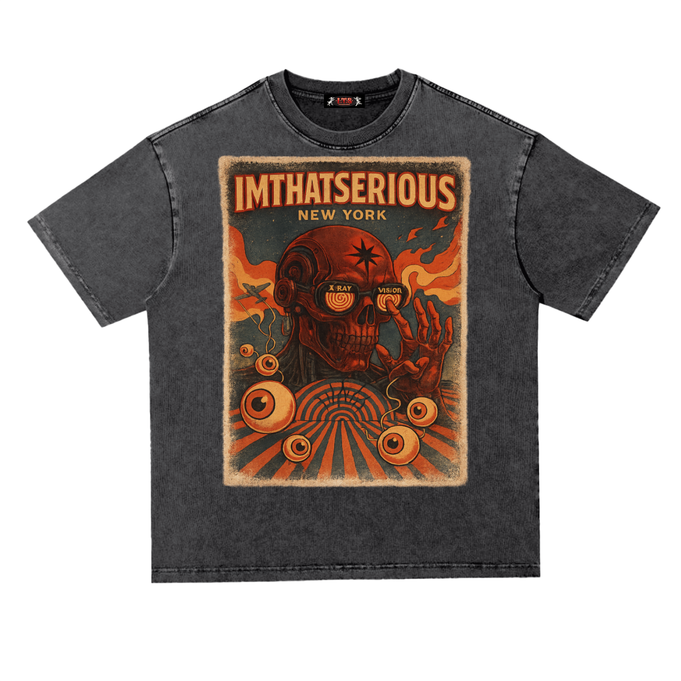 Snow Washed Heavyweight Oversize T-Shirt