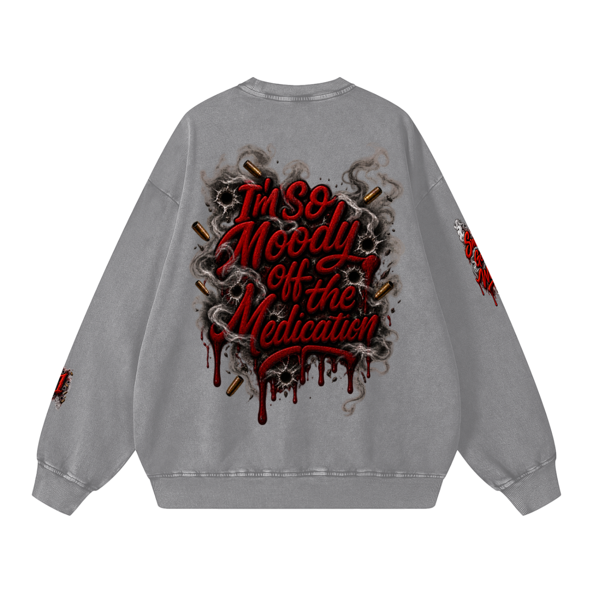 Durk' Snow Washed Oversized Sweatshirt