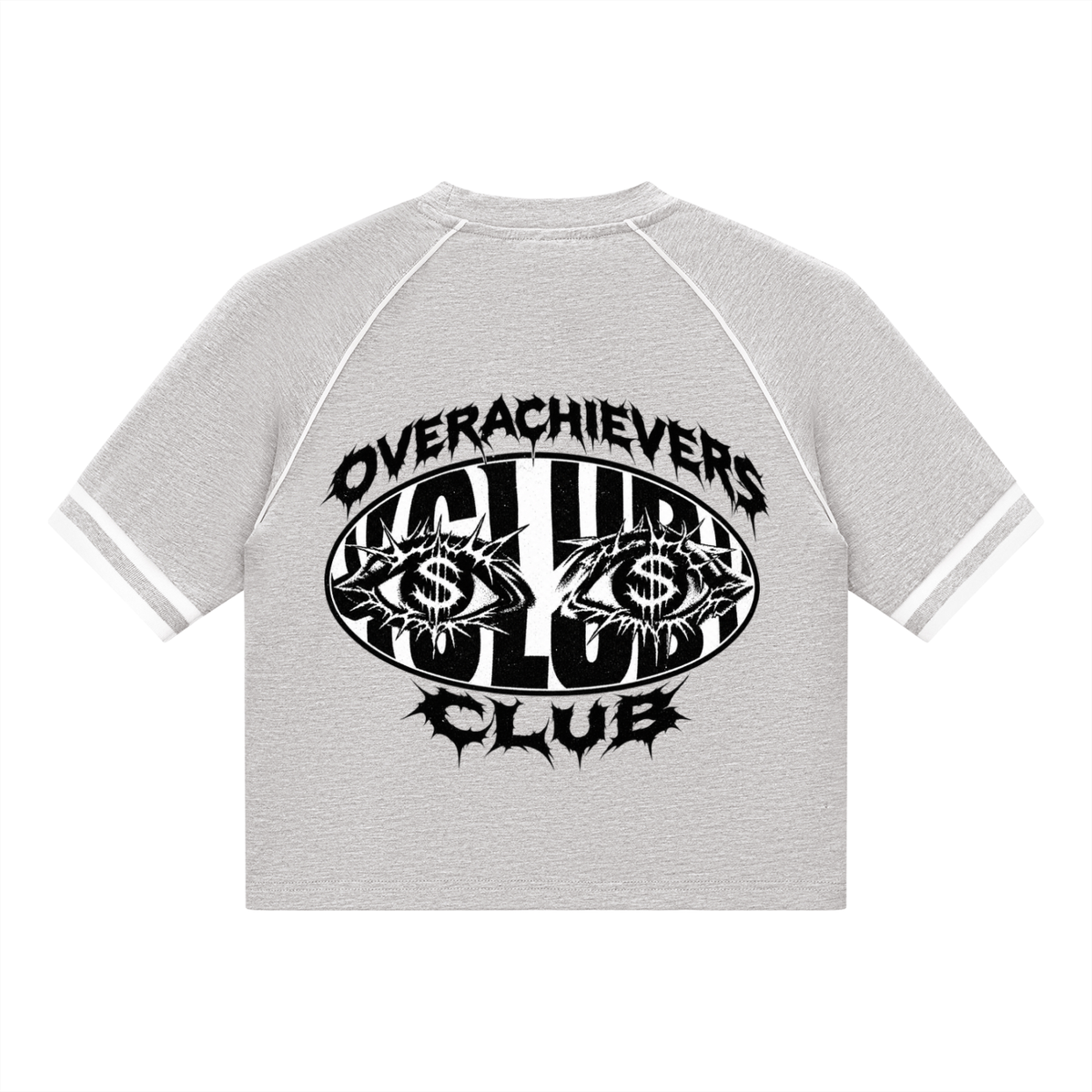 Overachievers Club' Women’s Raglan Ribbed T-Shirt