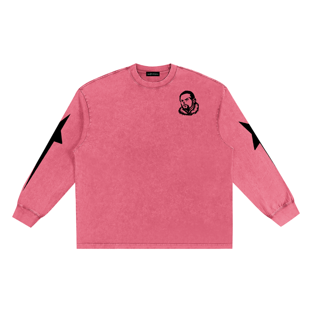 Overachievers Club' Snow Washed Frayed Edge Tee
