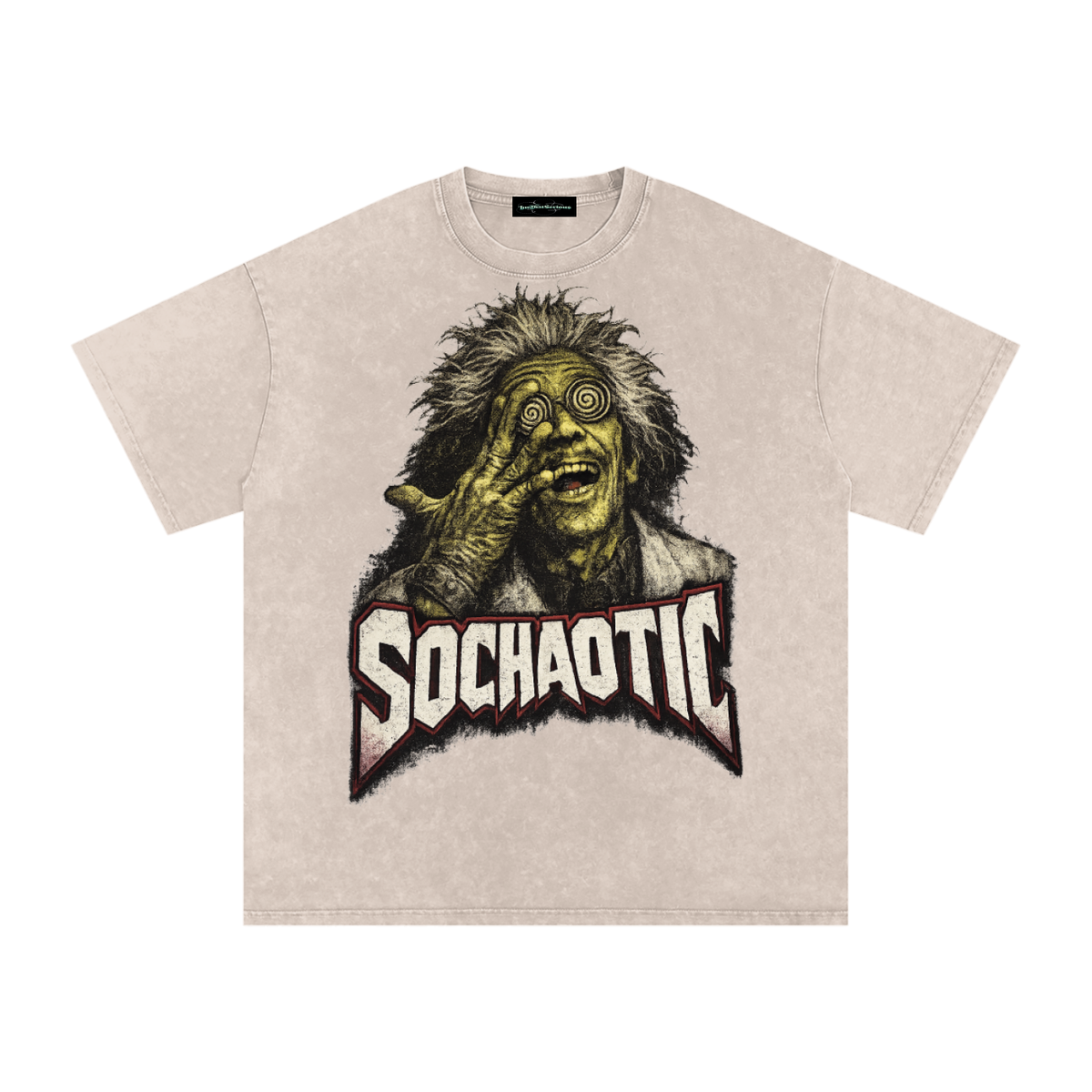 SoChaotic’ Snow Washed Oversized T-Shirt