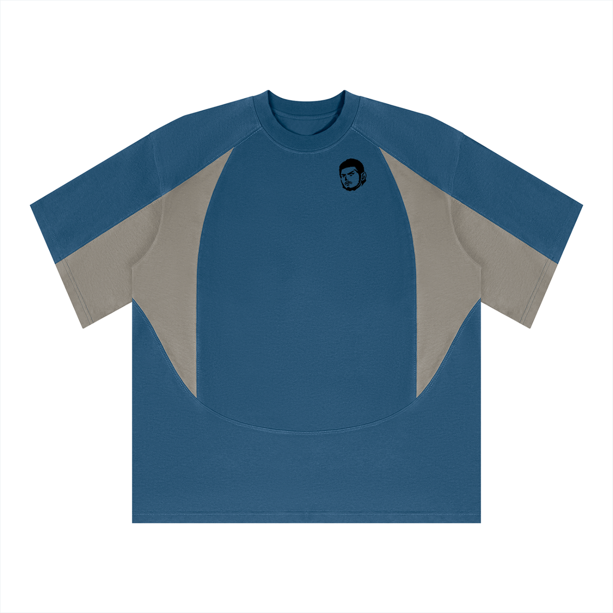 Color Block Paneling T-Shirt