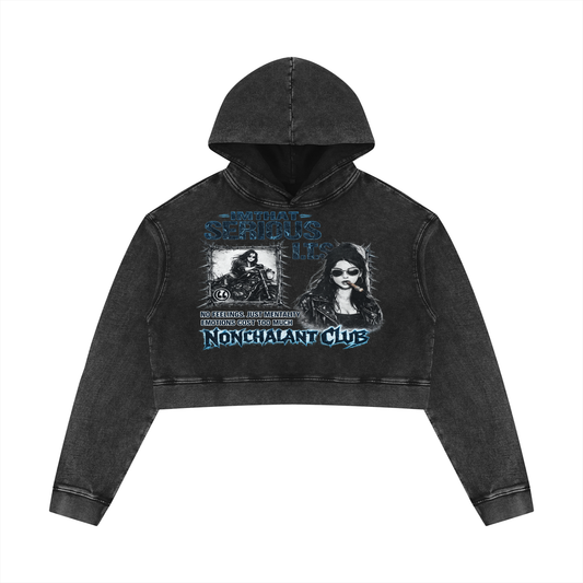 IMTHATSERIOUS,Womenwear,Biker,Hoodie,CroppedHoodie,Women