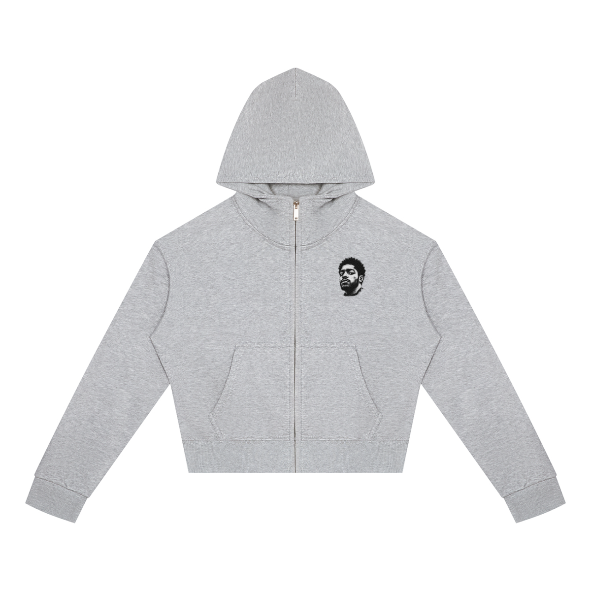 Overachievers Club' Women's Crop Full Zip Hoodie