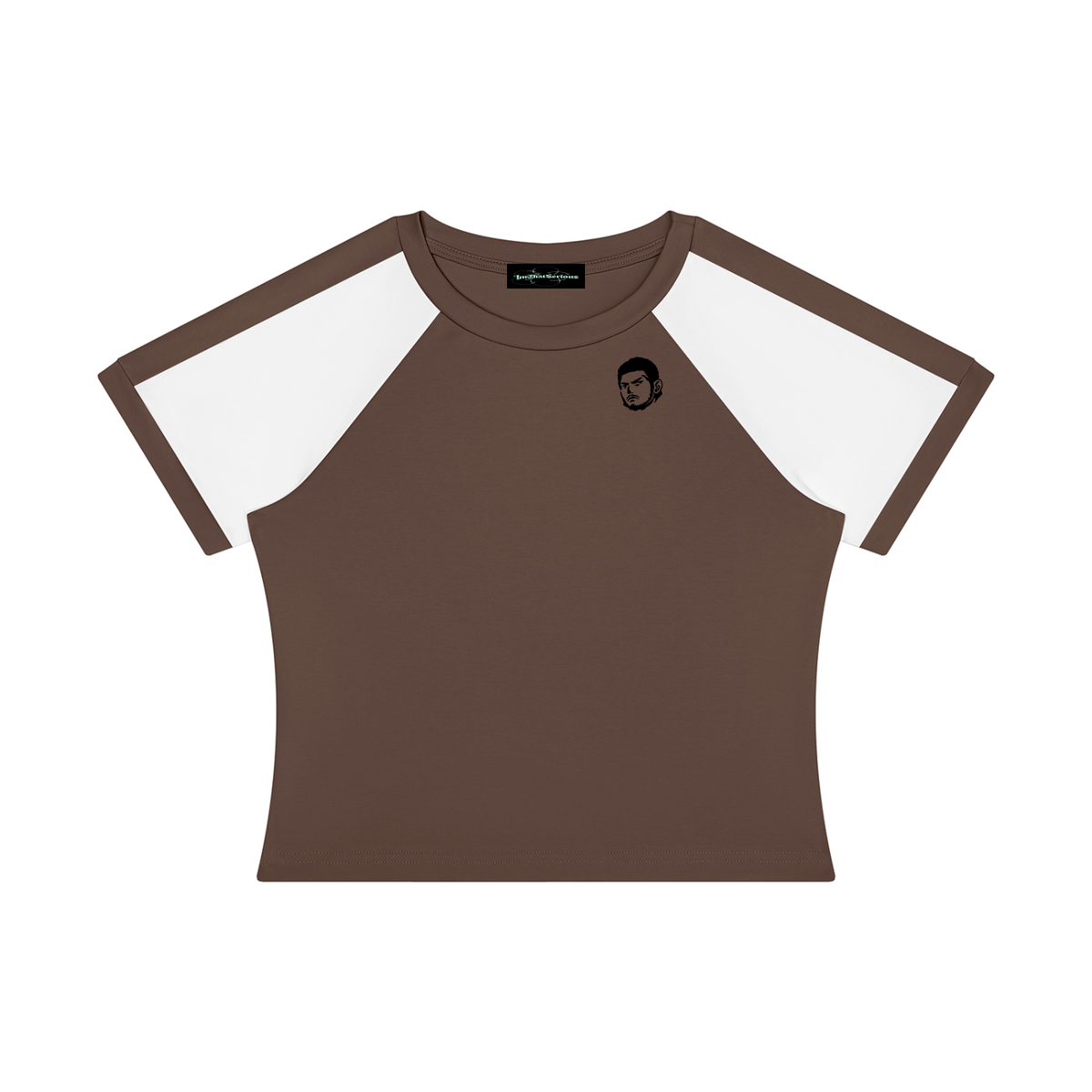 Overachievers Club' Women’s Slim Raglan Color Block T-Shirt