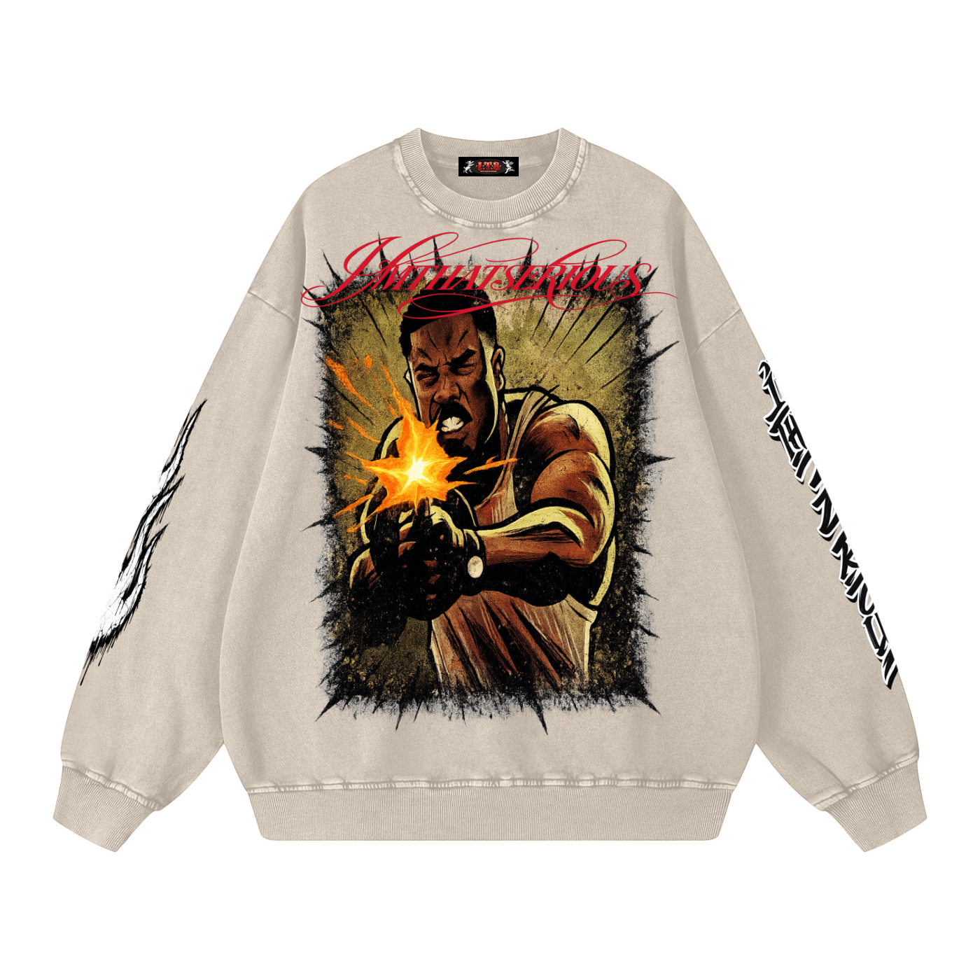 Snow Washed Oversized Sweatshirt