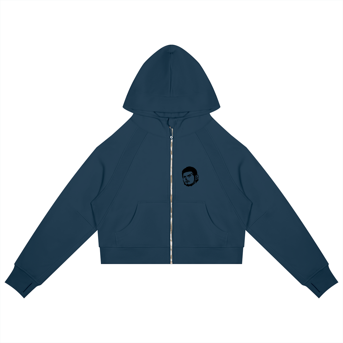 Overachievers Club' Cropped Zip-Through Hoodie & Sweatpants