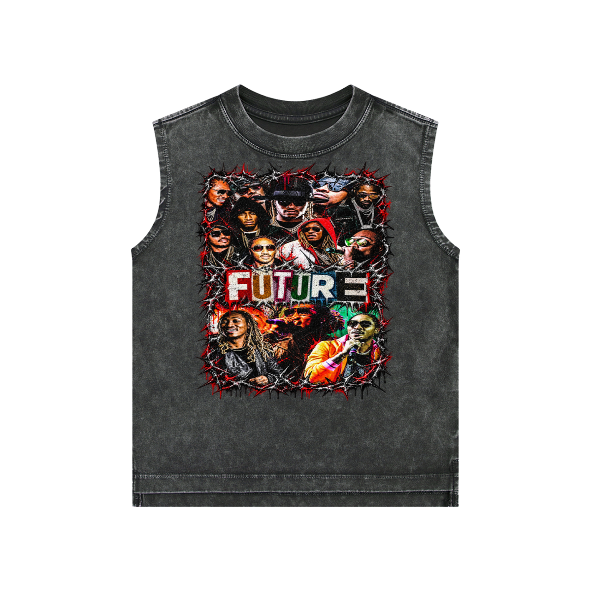 Future' Snow Washed Kids' Tank Top
