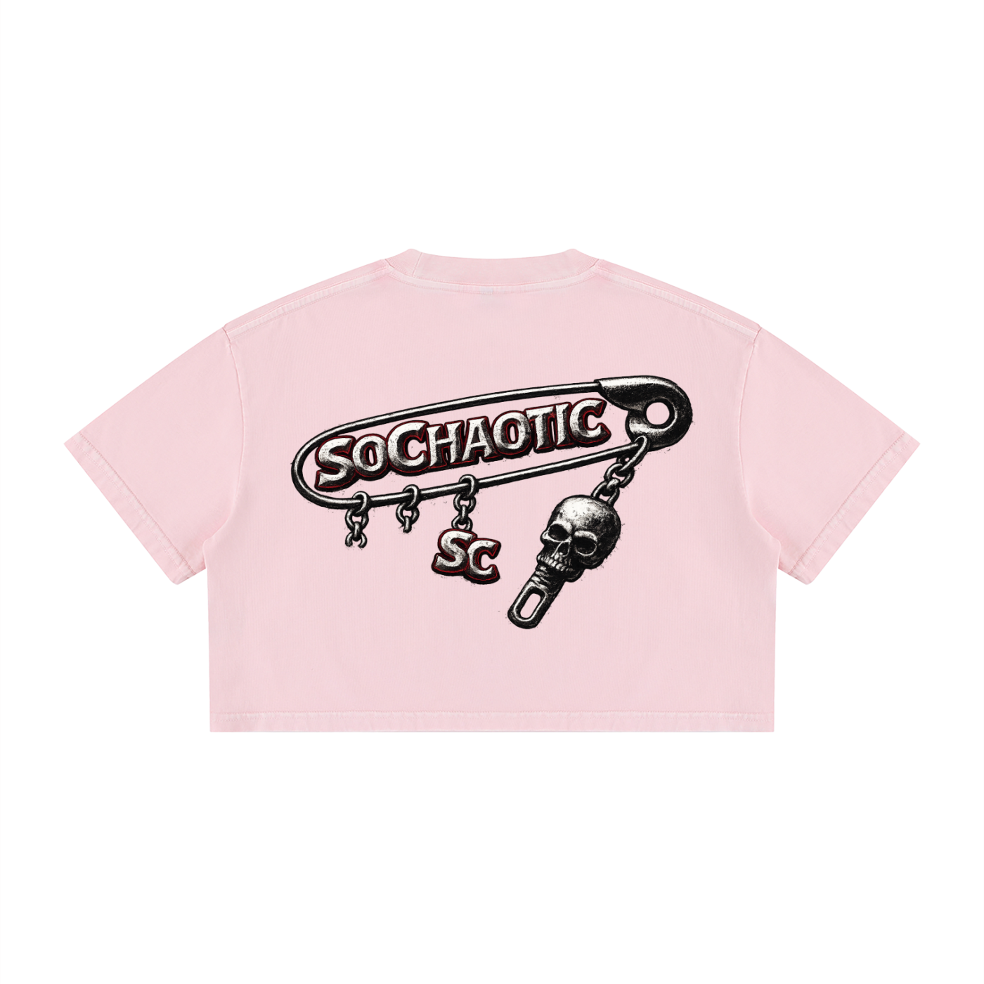 SoChaotic,Women,Crop,Tshirt,EvilScientist