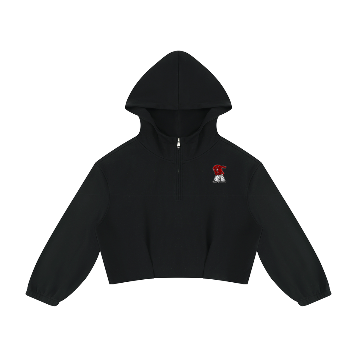 Overachievers Club' Women’s Boxy Quarter-Zip Hoodie