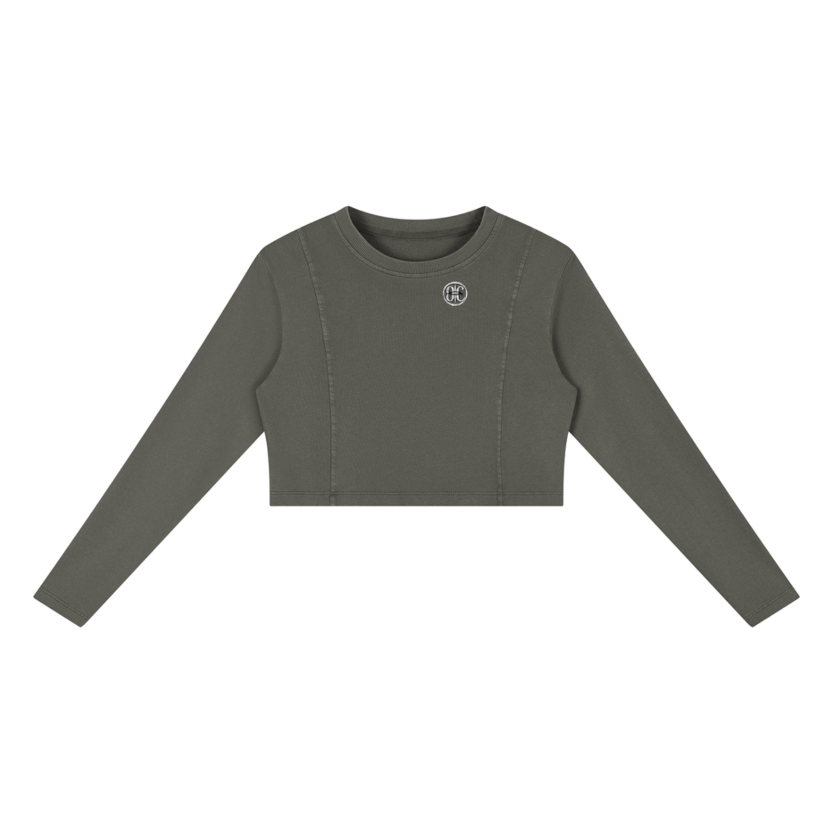 Overachievers Club' Women's Mineral Wash Crop Sweatshirt