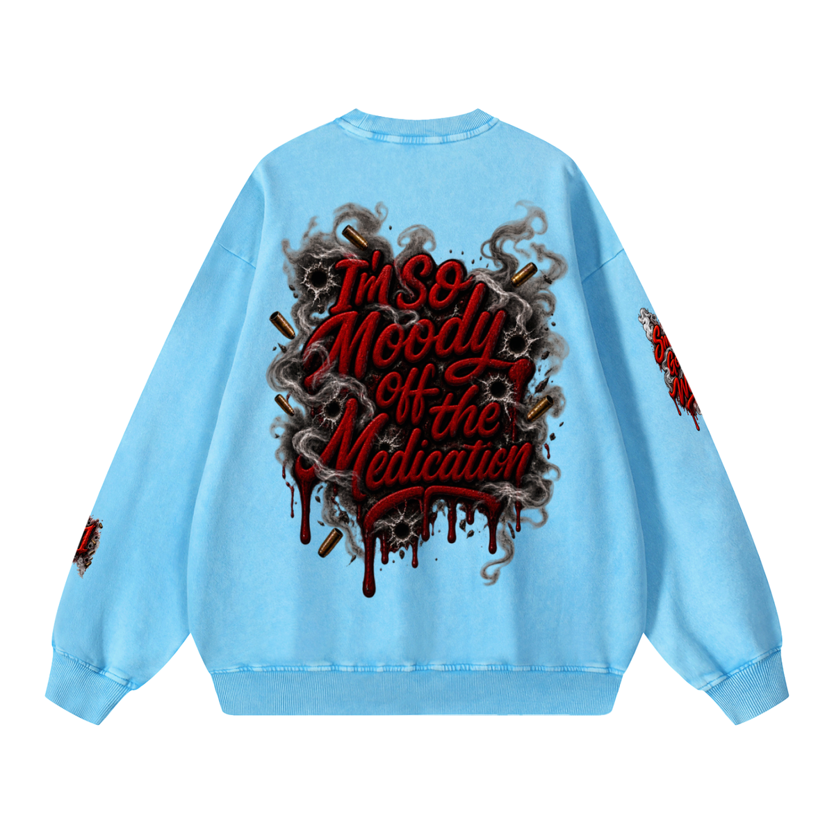 Durk' Snow Washed Oversized Sweatshirt