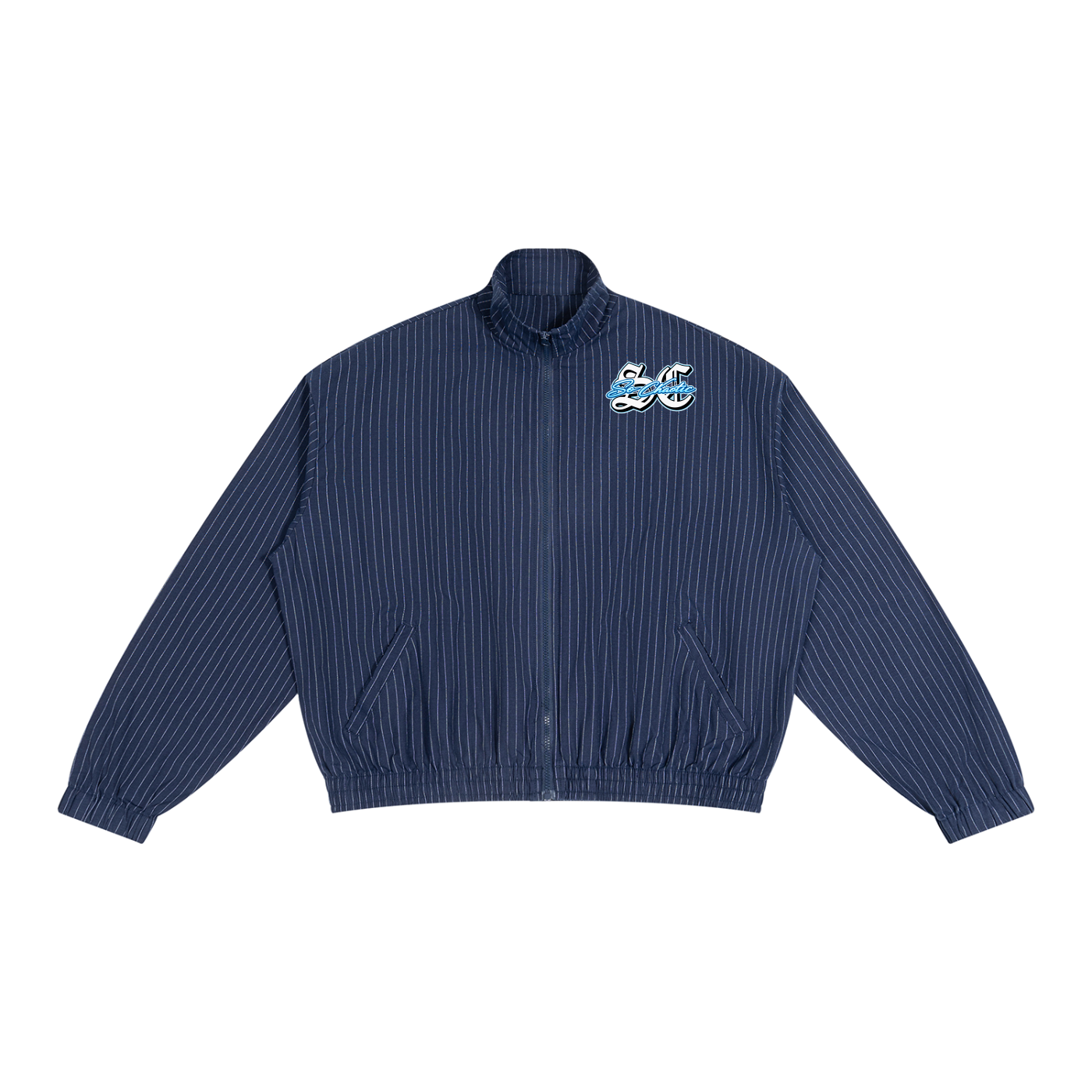 SoChaotic' Striped Zip Track Jacket Fit