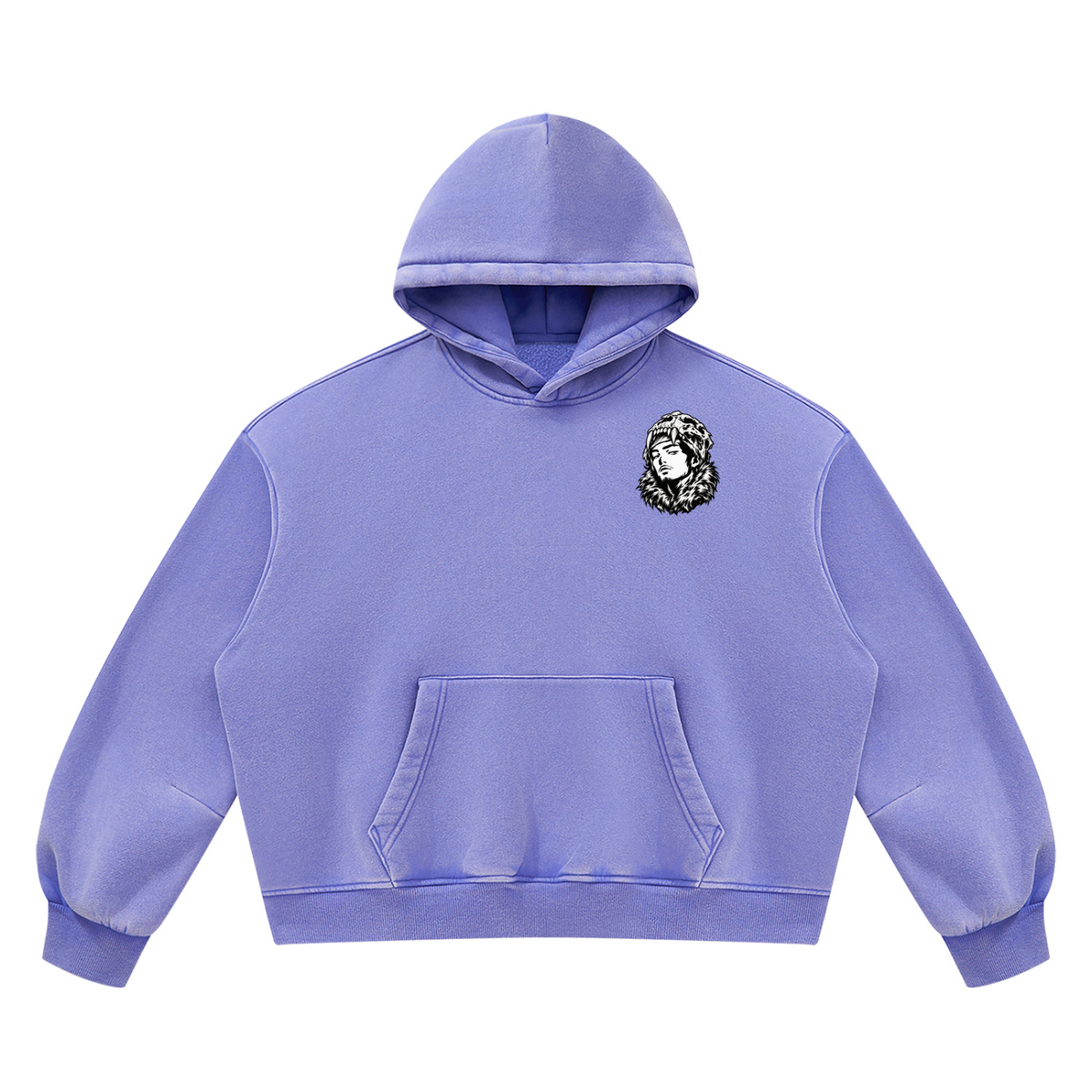 Overachievers Club' Vintage Wash Boxy Fleece Hoodie & Sweatpant