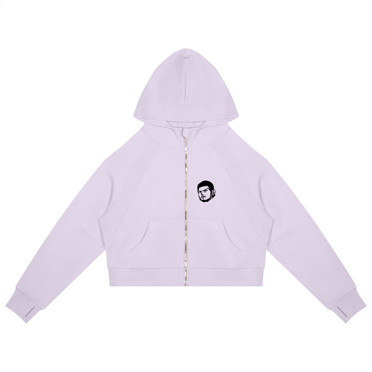 Overachievers Club' Cropped Zip-Through Hoodie & Sweatpants