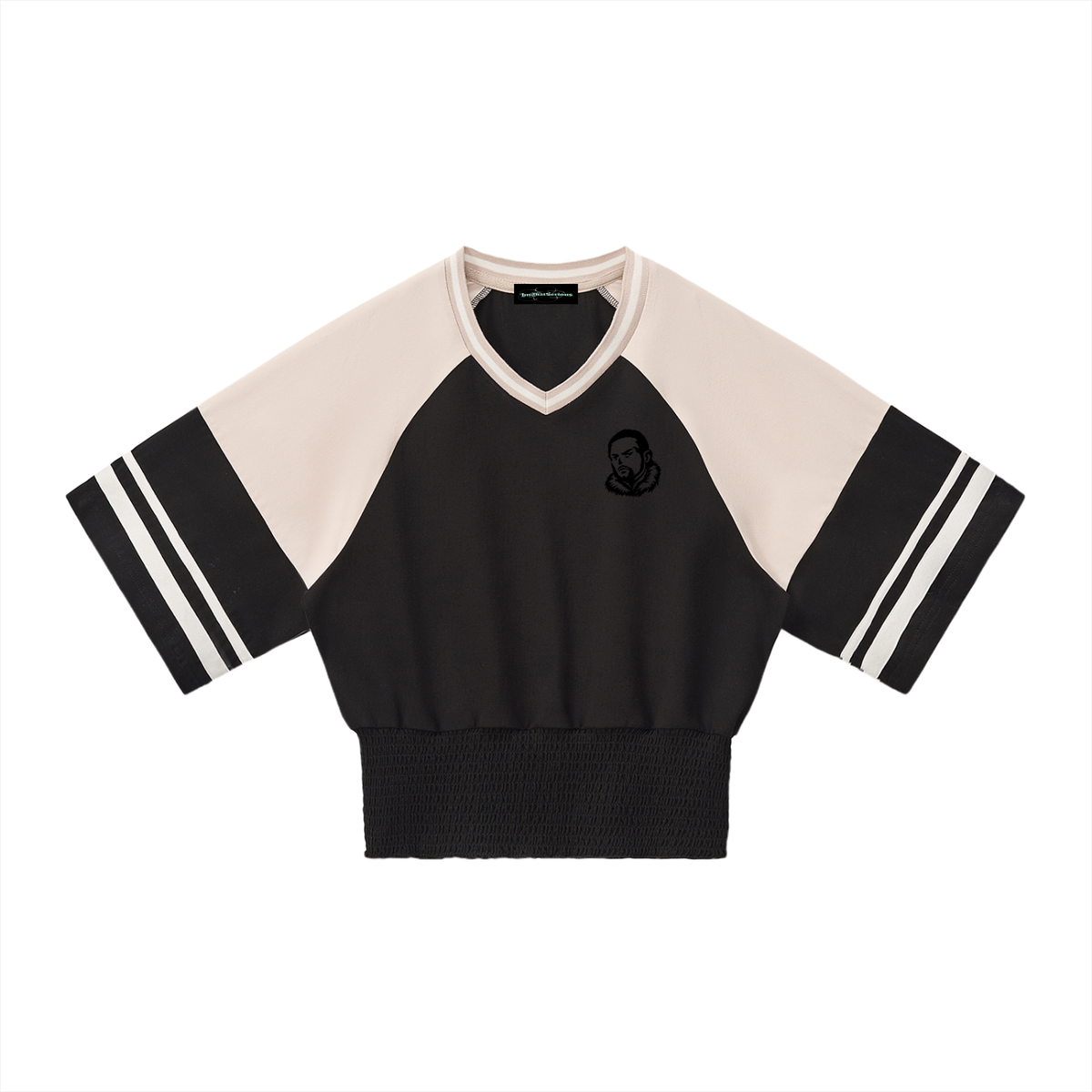 Women's Color Block Ruched T-Shirt