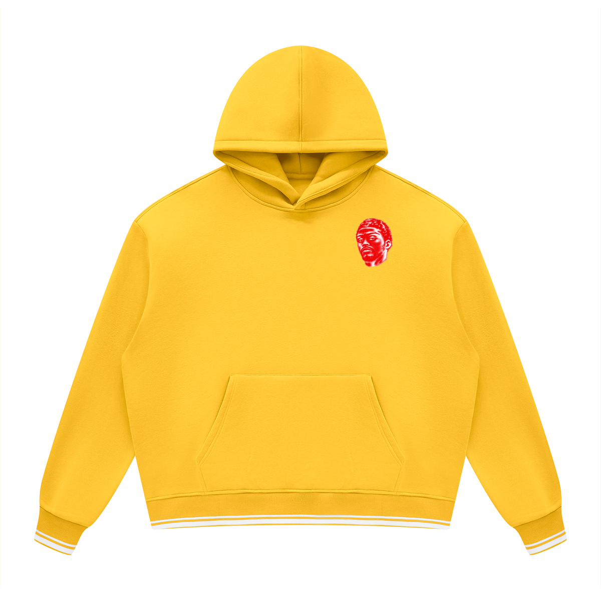Overachievers Club' Oversized Color Block Fleece Hoodie