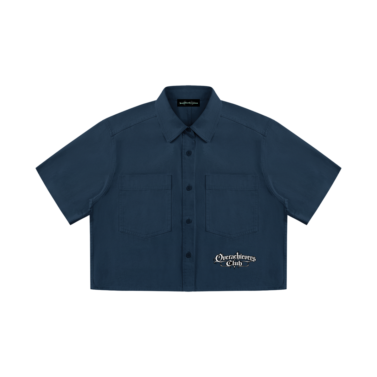 Overachievers Club' Women’s Crop Short Sleeve Shirt