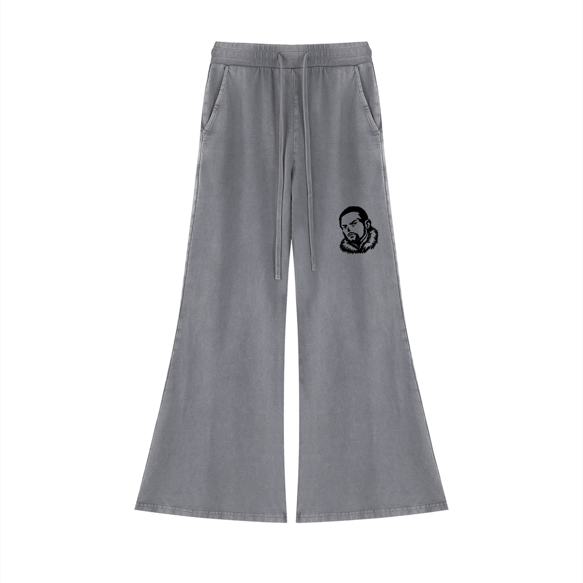 Overachievers Club' Women’s Vintage Wash Crop Sweatshirt & Flared Sweatpants