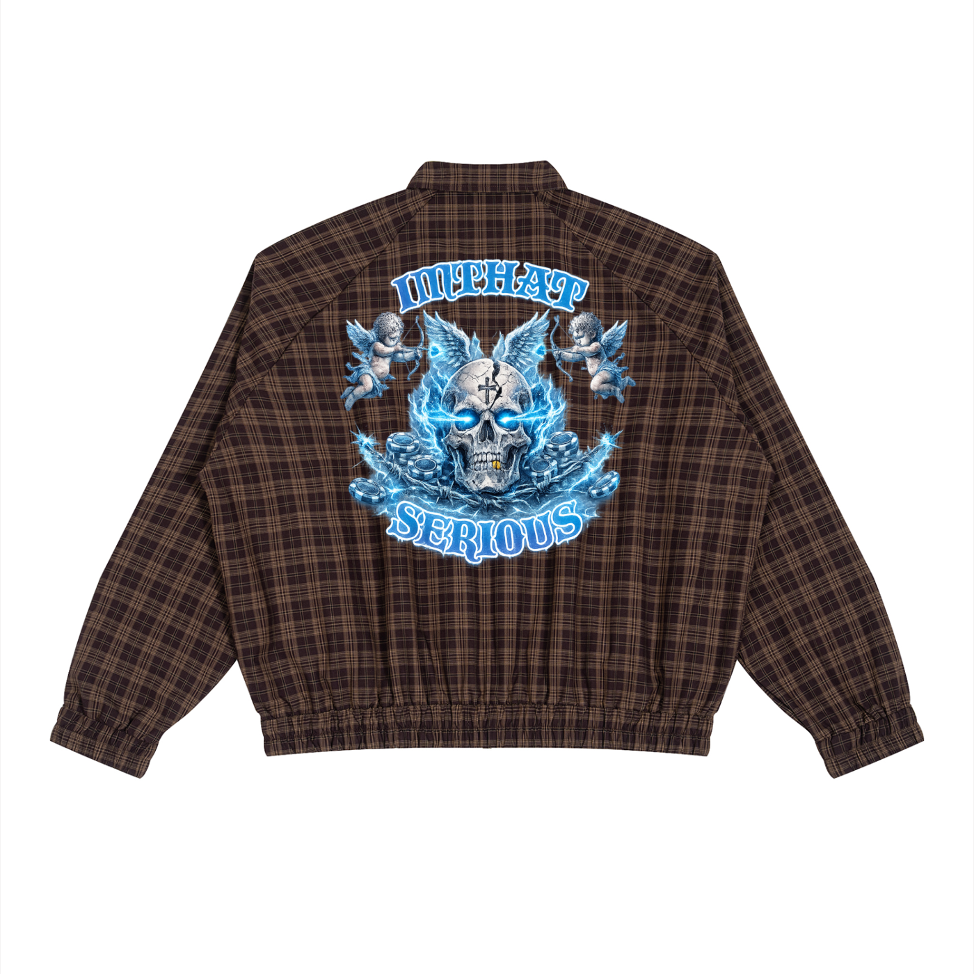 Heartbreaker' Plaid Full-Zip Track Jacket