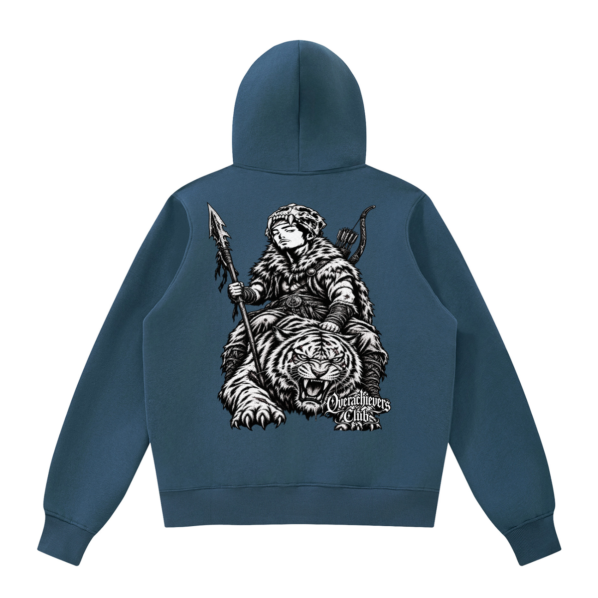 Overachievers Club' Oversized Fleece Boxy Hoodie, Sweatshirt, Sweatpant & Shorts Fit