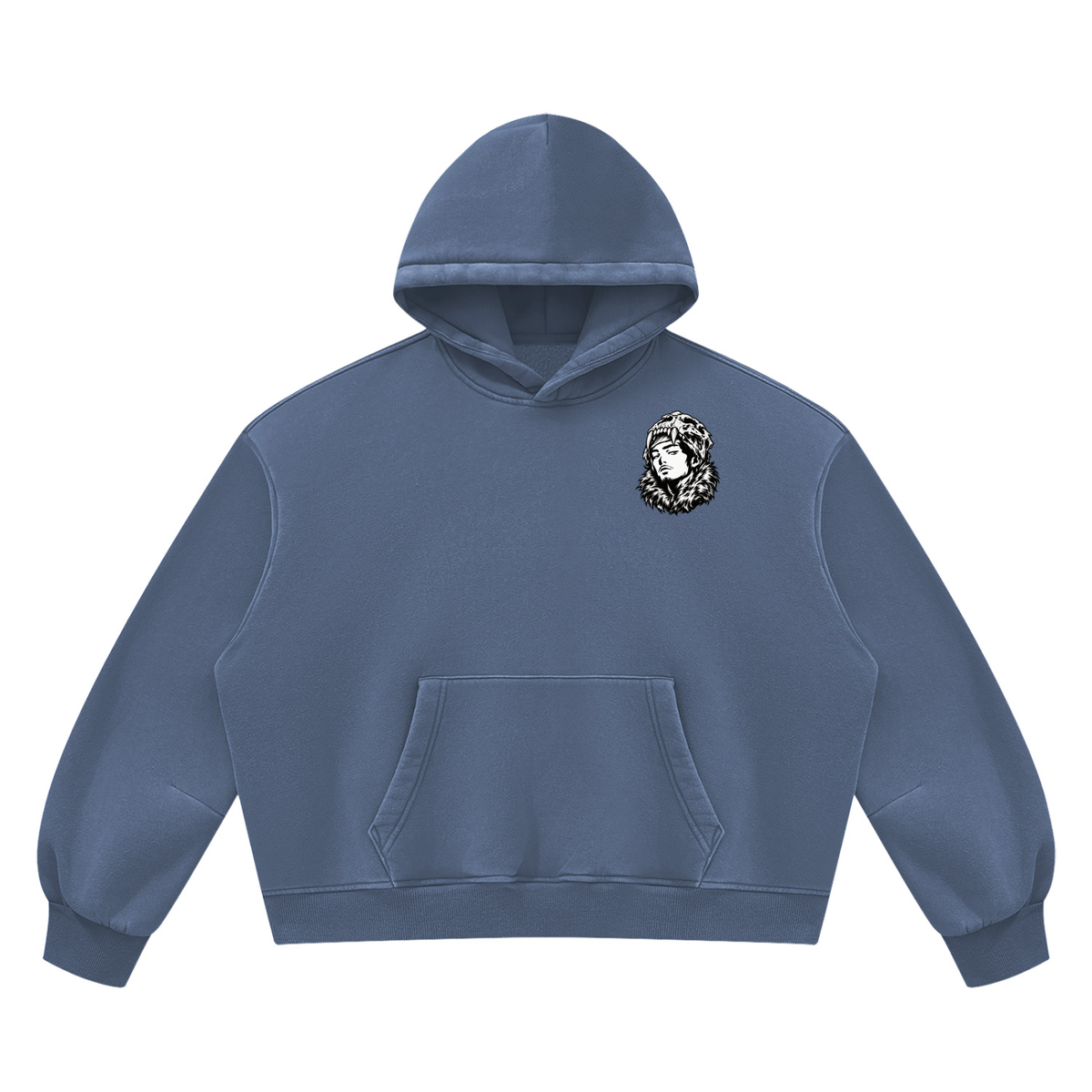 Overachievers Club' Vintage Wash Boxy Fleece Hoodie & Sweatpant