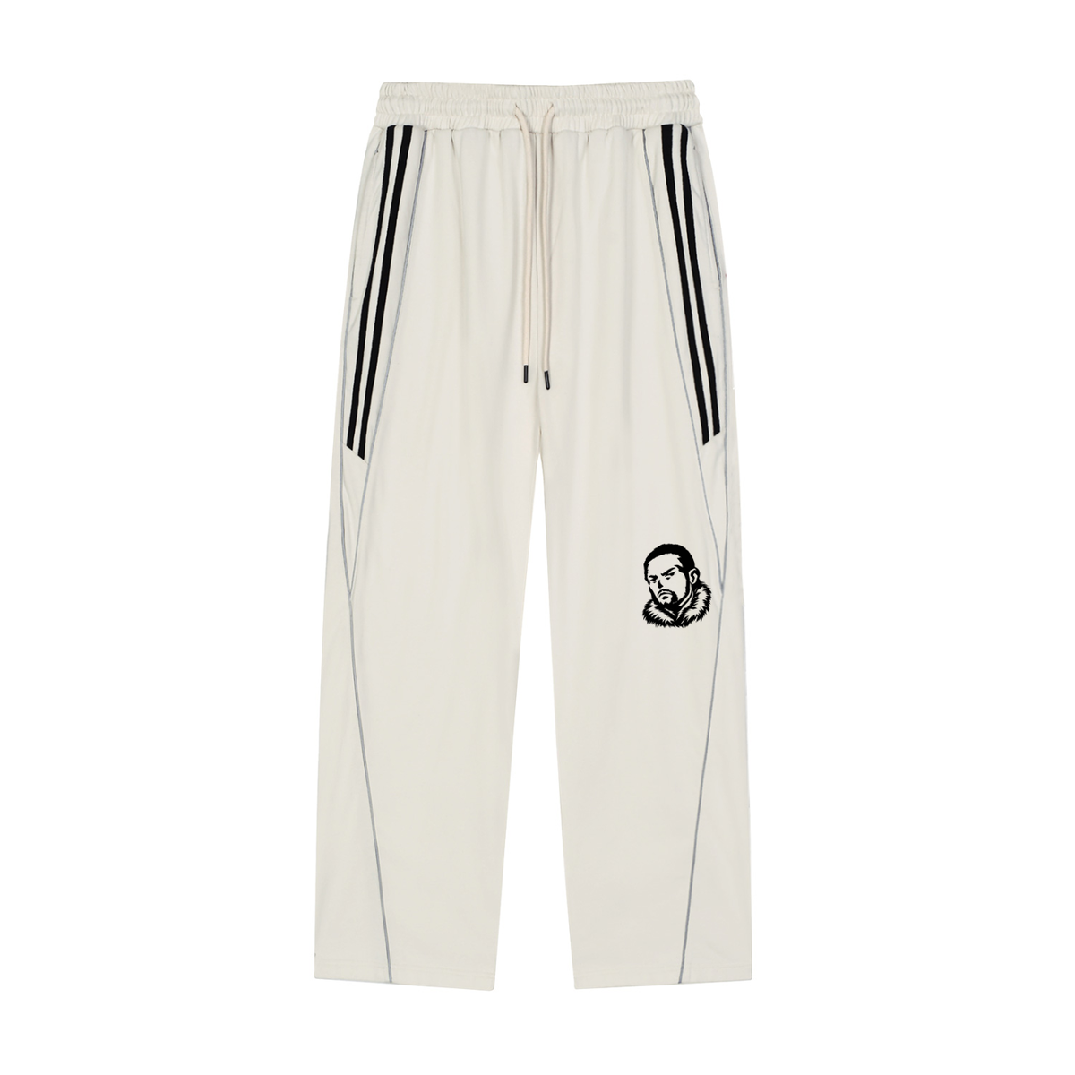Overachievers Club' Reflection Striped Raglan Jacket & Sweatpants