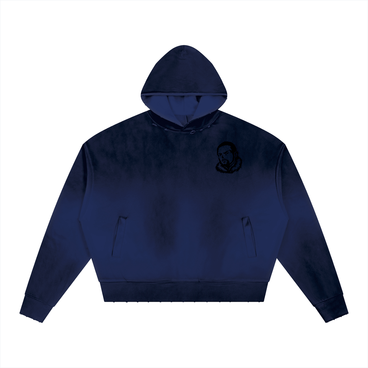 Overachievers Club' Sunfade Distressed Boxy Hoodie - ImThatSerious