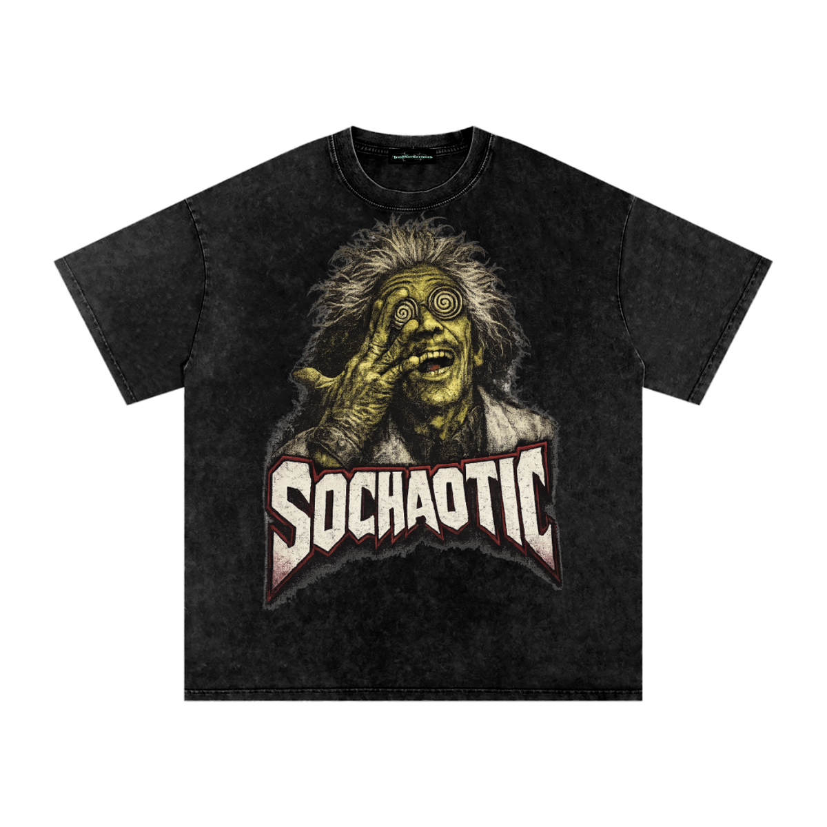 SoChaotic’ Snow Washed Oversized T-Shirt