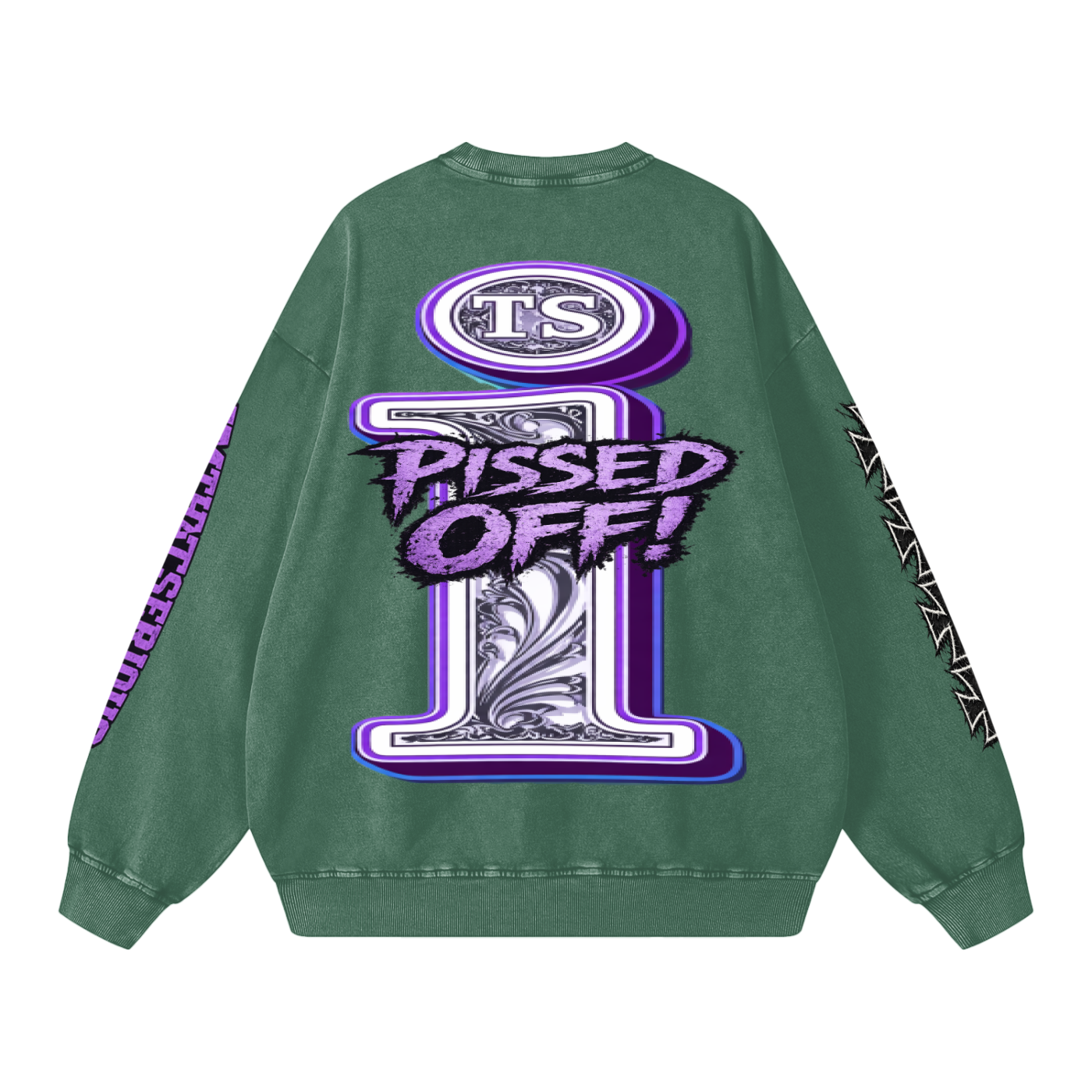 Snow Washed Oversized Sweatshirt