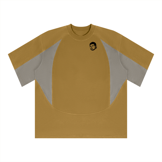 Color Block Paneling T-Shirt