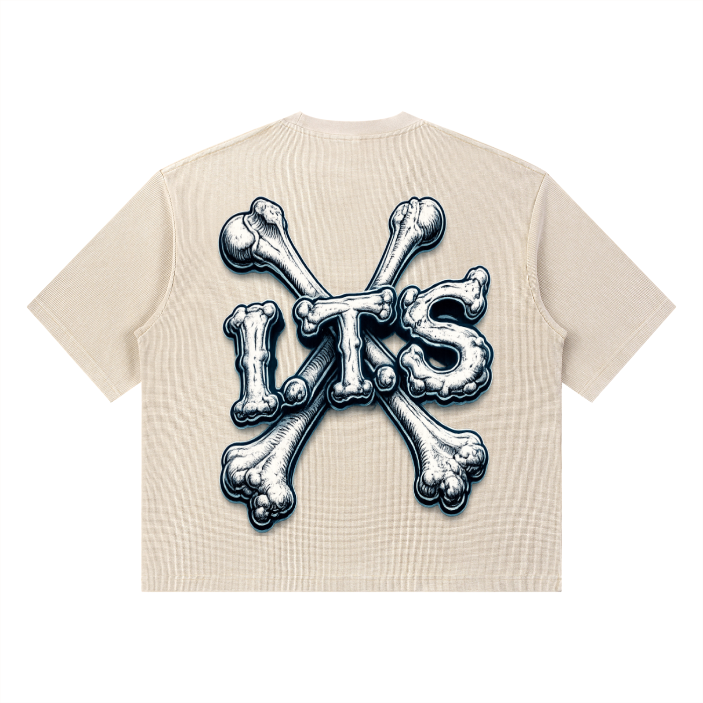 Unisex Mineral Wash Waffle Boxy T-Shirt