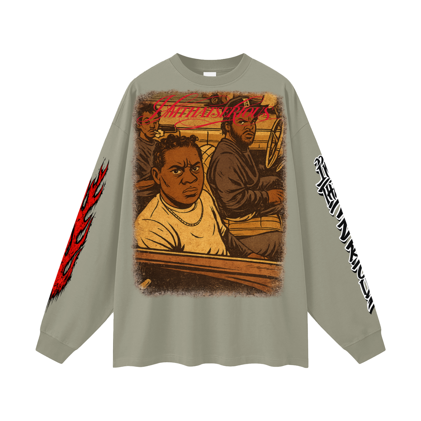Oversized Unisex Long Sleeve T-Shirt