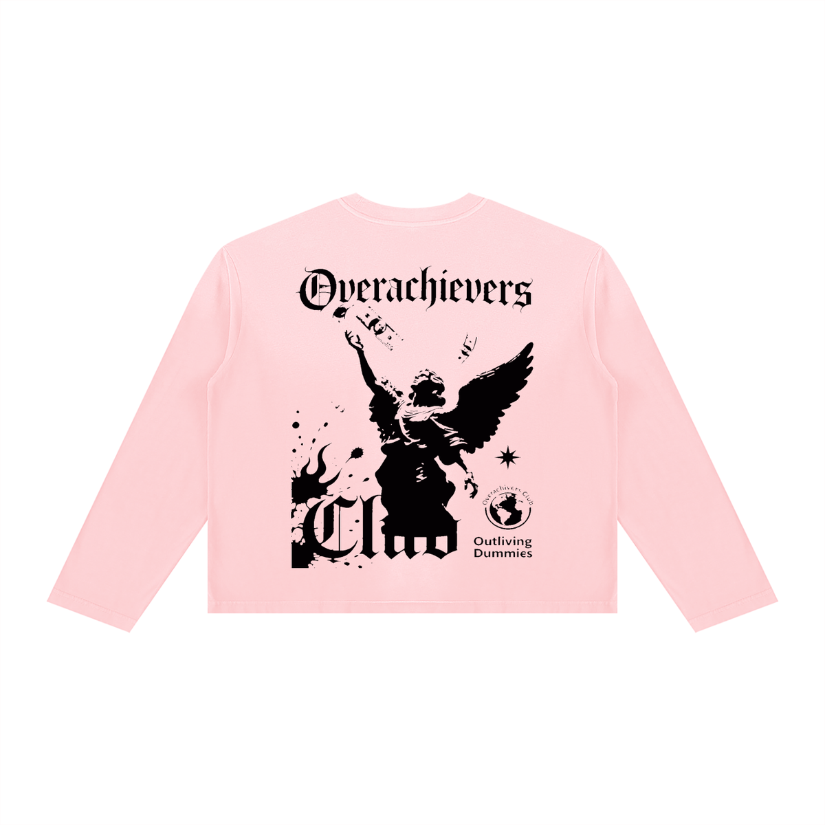 Overachievers Club' Sunfade Boxy Long Sleeve Tee