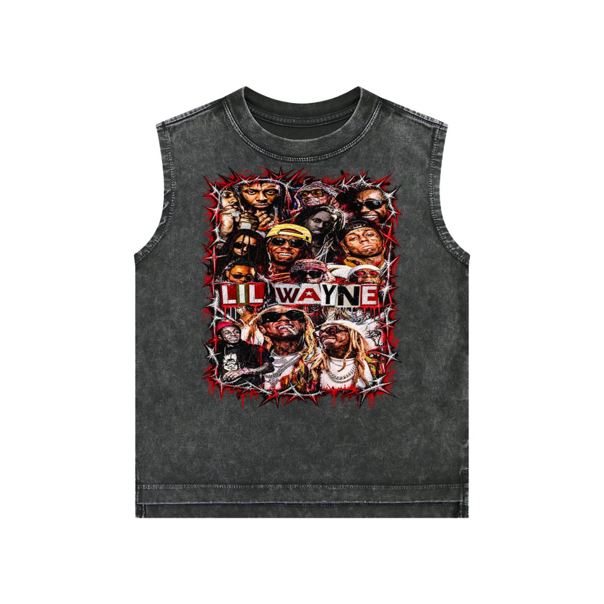 Weezy' Snow Washed Kids' Tank Top