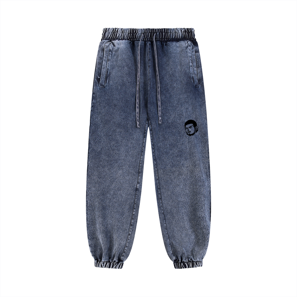 Overachievers Club' Snow Wash Oversized Zip-Up Hoodie & Sweatpant