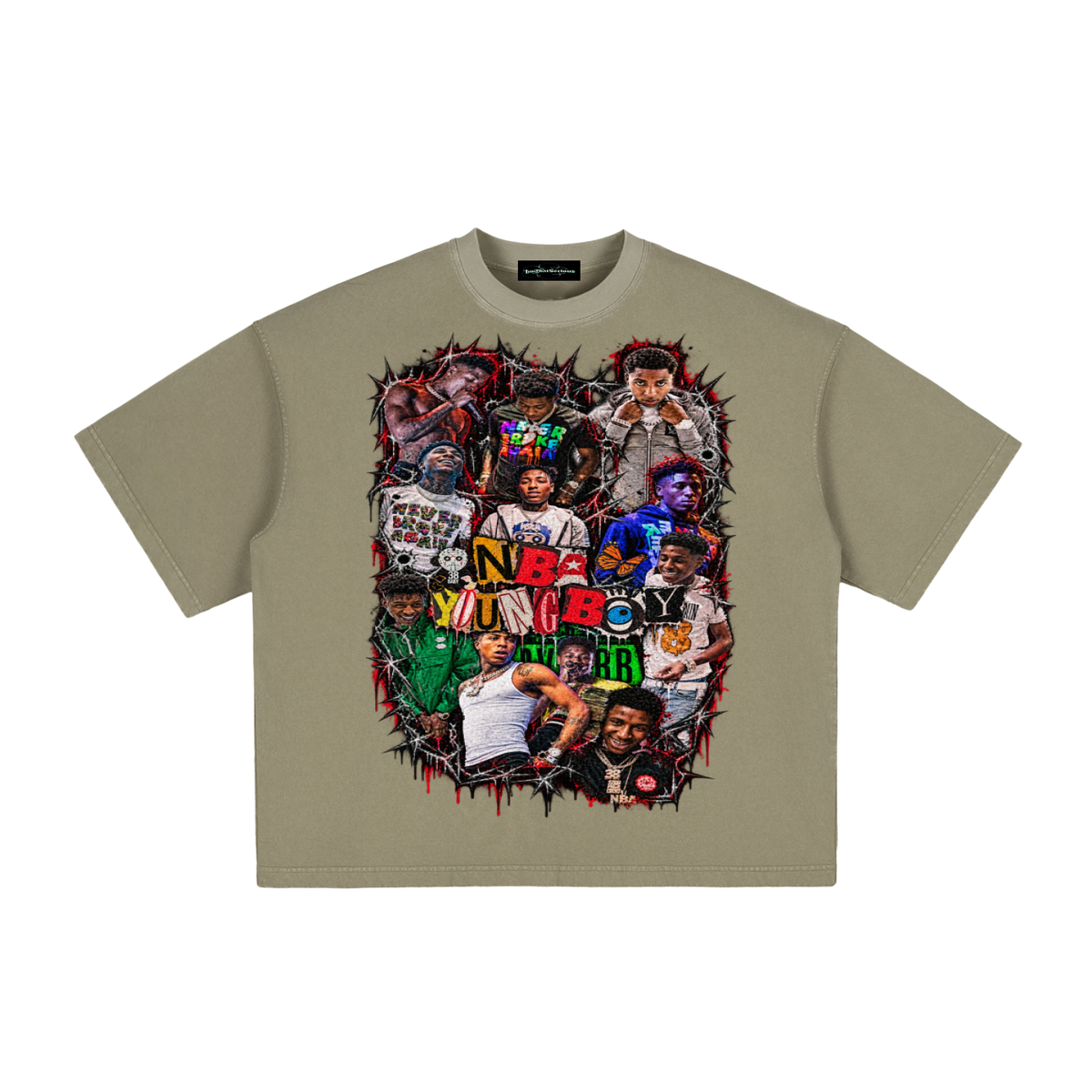 Youngboy' Vintage Washed Boxy T-Shirt