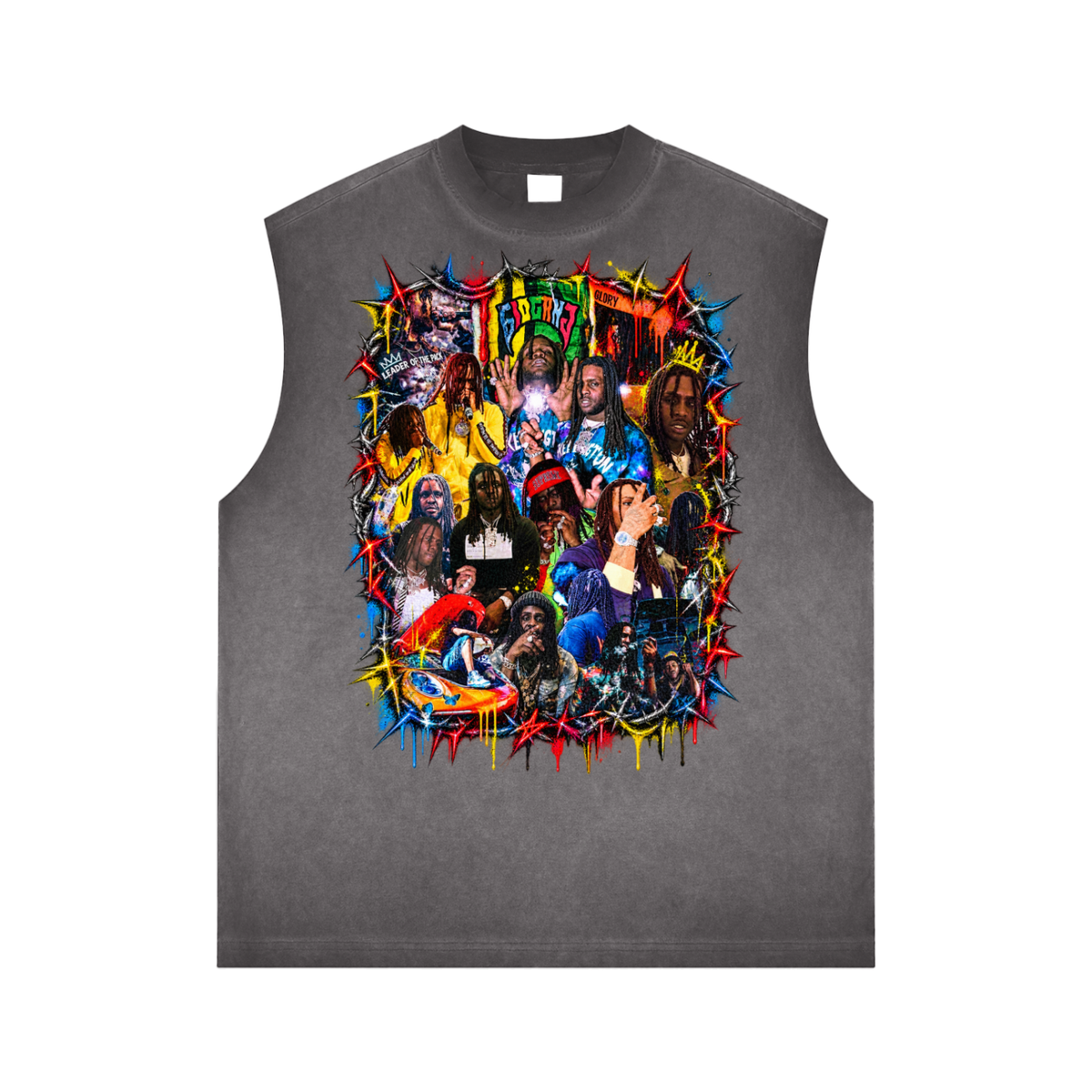 Sosa' Reverse Washed Tank Top