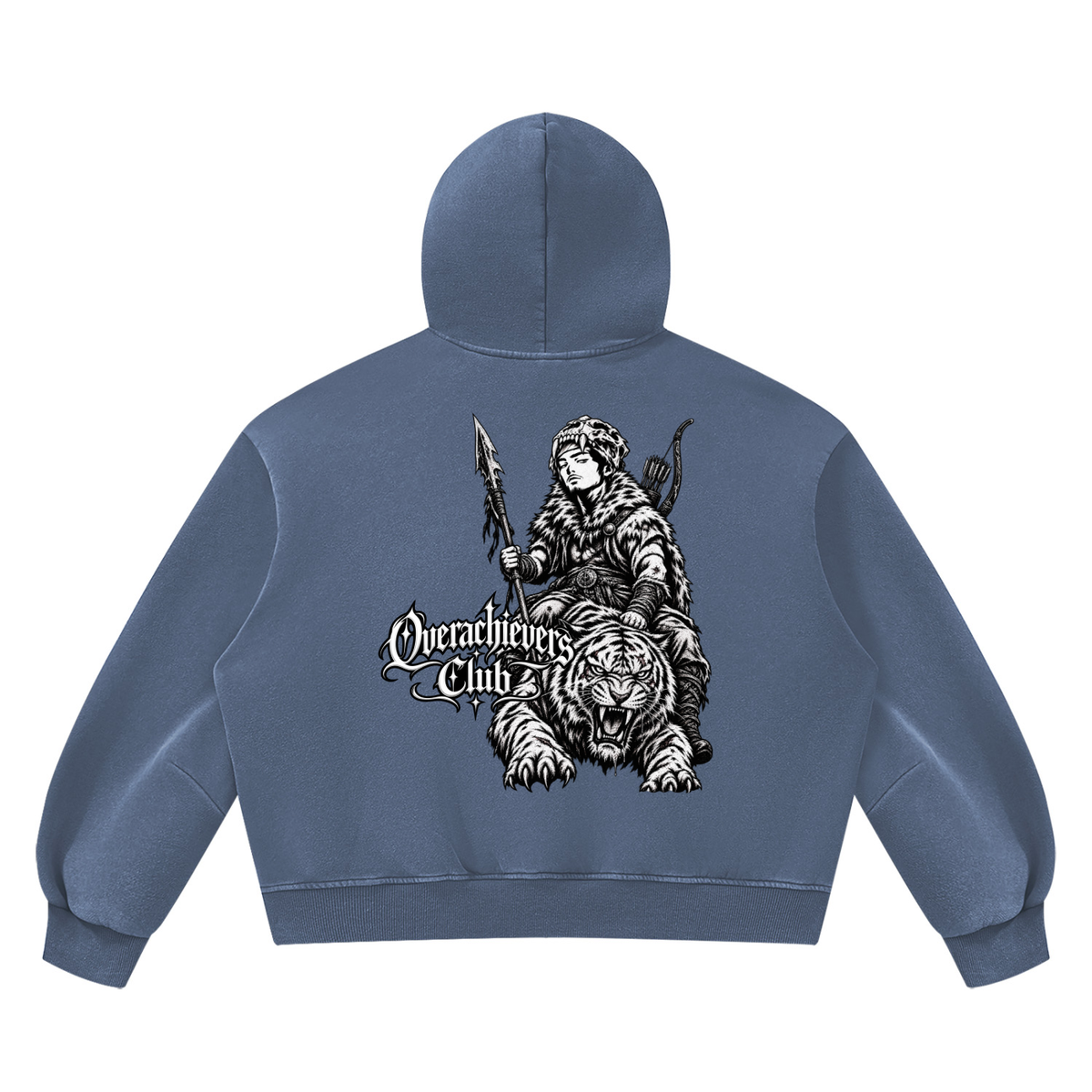 Overachievers Club' Vintage Wash Boxy Fleece Hoodie & Sweatpant
