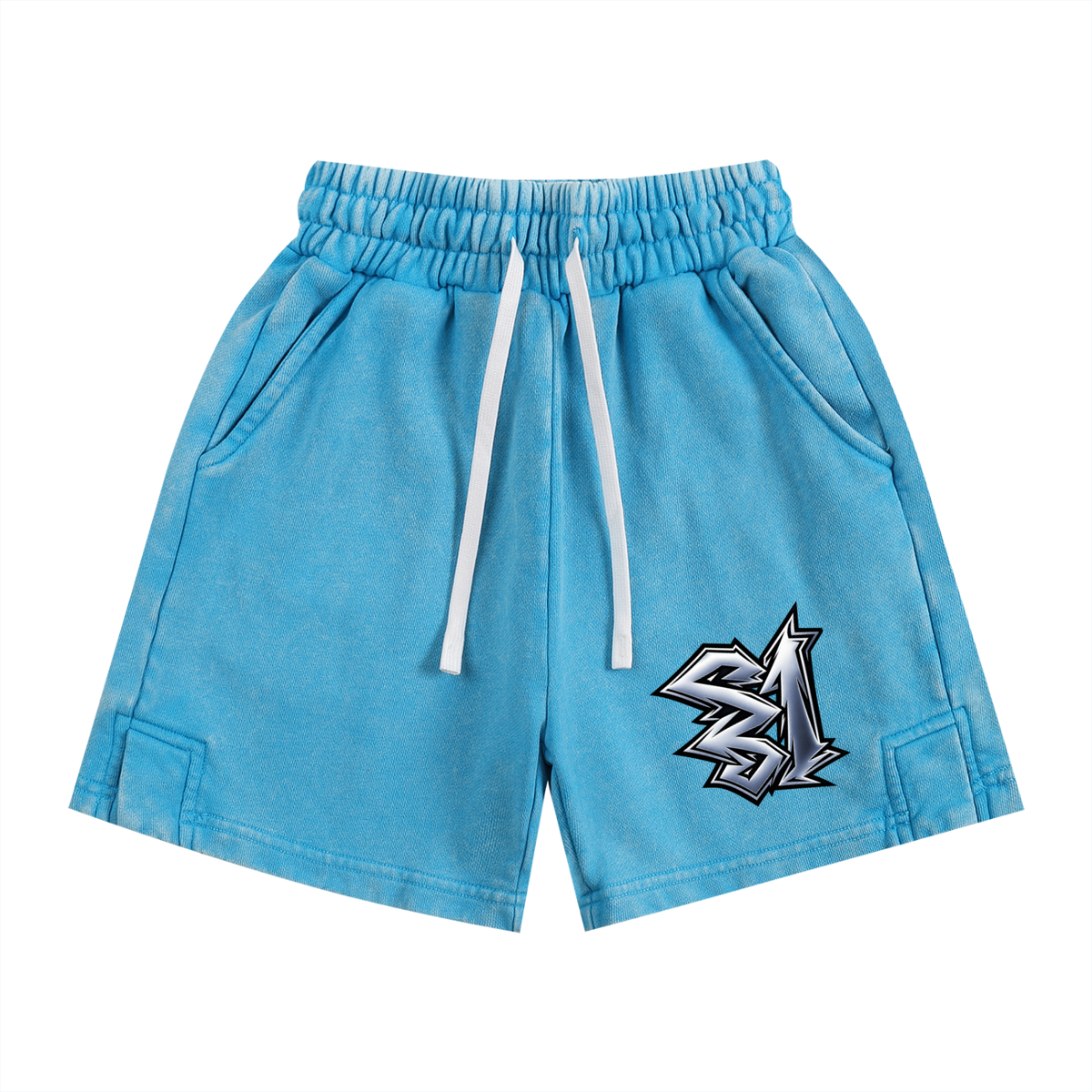 Serious1' Snow Washed Kids' T-Shirt & Shorts Fit