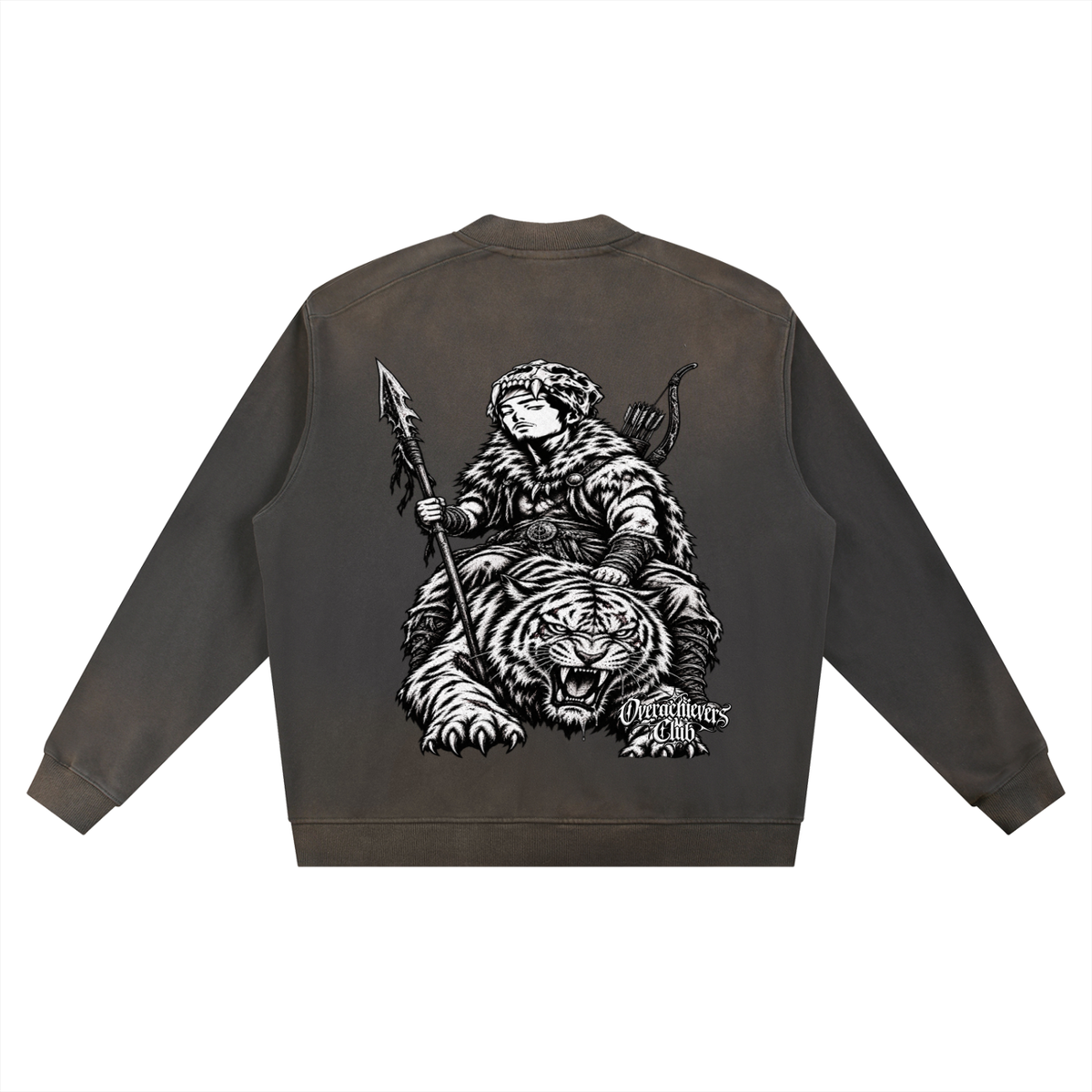 Overachievers Club' Sun Fade Baseball Jacket