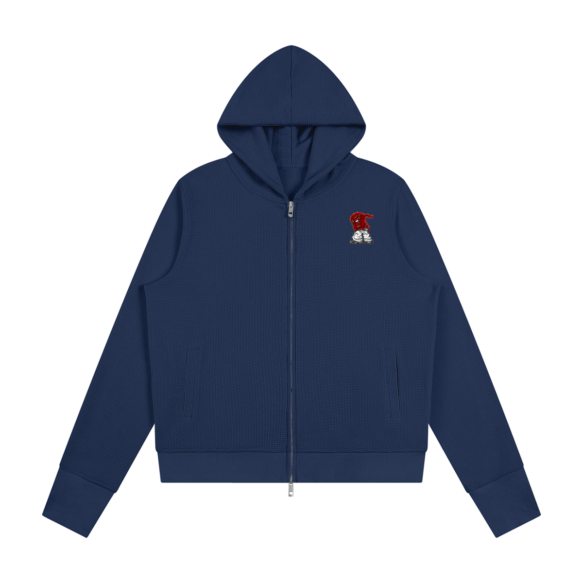 Overachievers Club' Women's Waffle Full Zip Hoodie