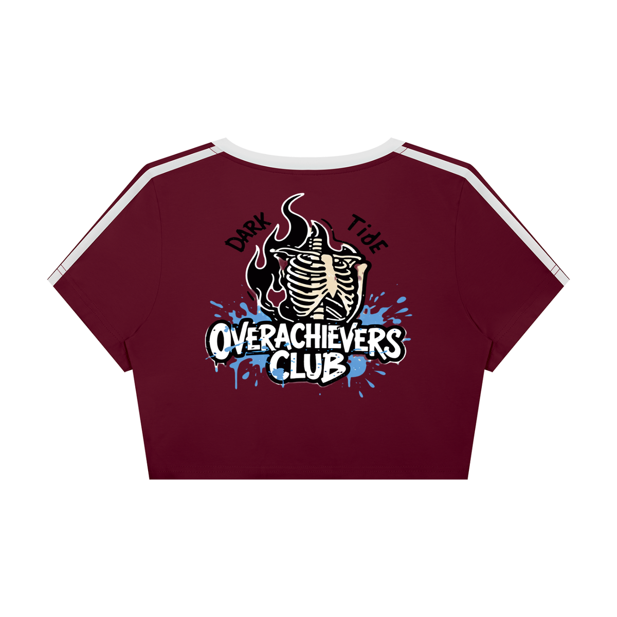 Overachievers Club' Women’s Slim Fit Color Block T-Shirt