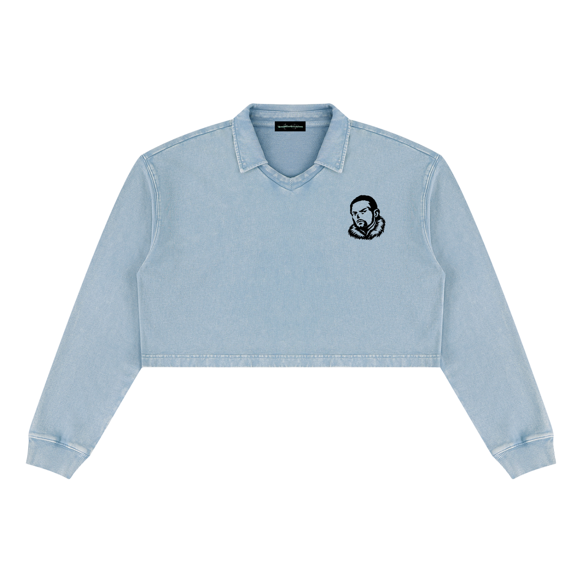 Overachievers Club' Women’s Vintage Wash Crop Sweatshirt & Flared Sweatpants