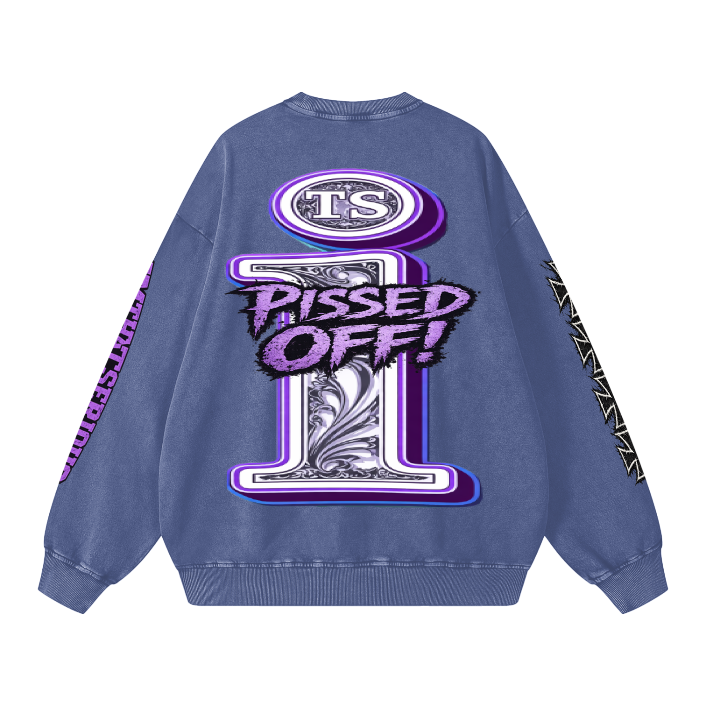 Snow Washed Oversized Sweatshirt